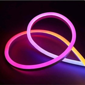 Resim Rgb Neon Led 3 Metre, Rgb Led, Sese Duyarlı Led Çok Renkli Çok Renkli 