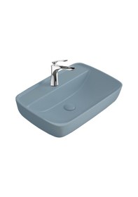 Resim Paluci Enzo Matt Buz Mavisi Çanak Lavabo 