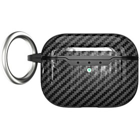 Resim Airpods Pro 2 Uyumlu Kılıf Zore Airbag 04 Silikon-Siyah Siyah 