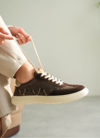 Resim MOLY ESPADRİLLE LİLLE GÜNLÜK KULLANIM YILAN DETAYLI GERÇEK DERİ SNEAKERS AYAKKABI 