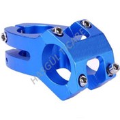 Resim Hsgl Bisiklet Mavi Alüminyum Gidon Boğazı 30 mm 31.8-28.6 Bisik Mavi 
