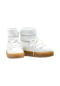 Resim Moon Boot Ltrack Low Nylon Kadın Kar Botu Beyaz 