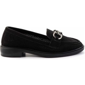 Resim Siyah Kadın Loafer Ayakkabı K01362245702 Çok Renkli 