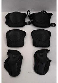 Resim Çocuk Kask Dizlik Dirseklik Set 7 Parça Sarı Sarı 