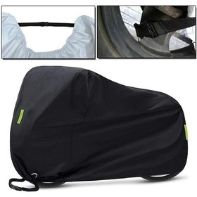 Resim Besthome1 Yağmura Ve Güneşe Dayanıklı Motosiklet Örtüsü - Su Geçirmez, Çizilmeye Dayanıklı, Yansıtıcı Şeritli, Korumalı Ve Güve 