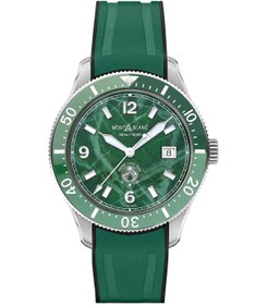 Resim Mont Blanc 1858 Iced Sea Automatic Date 131450 Uyumlu 
