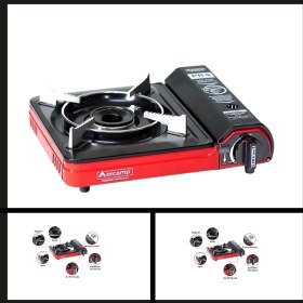 Resim Uyguna-Yakala Kırmızı CK-505 Orcamp Tekli Portatik OCAK-YKT.160 