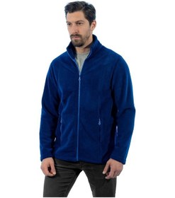 Resim Şensel, Erkek Polar Mont, Saks Mavi -99E441- Cepli, Outdoor 