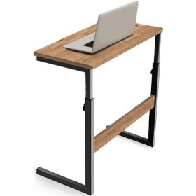 Resim Servetavcı Laptop Sehpası Çalışma Masası Yemek Sehpası 60 x 35 Atlantik Çam 