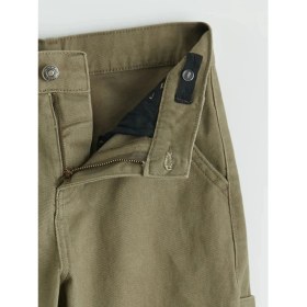 Resim LC Waikiki Lcw Kids Haki Loose Fit Erkek Çocuk Jean Pantolon 