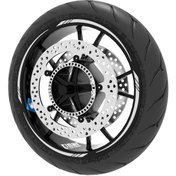 Resim Çınar Extreme Reflektif Beyaz (GRİ) 4 Parçalı Keskin Jant Şeridi Sticker - 0726199631152 