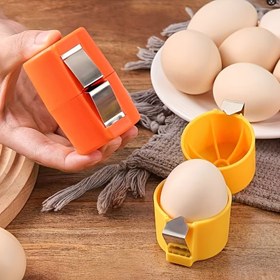 Resim 1 adet Kolay Temizlenebilir Yumurta Kabuğu Ayırıcı - Hızlı Soyma ve Sarısı Ayırıcı, Mutfak Pişirme İçin Bir Zorunluluktur 
