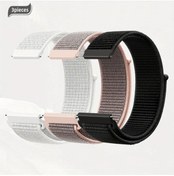 Resim Gaojunshop01 3 Paket 22mm Siyah Reflektif Beyaz Pembe Kum Kadın Spor Nylon Kolay Çıkarılır Bileklik 