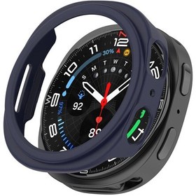 Resim Samsung Galaxy Uyumlu Watch 8 İçin 40mm Yarım Kapsama İçi Boş Pc İzle Kapağı Gece Mavisi 
