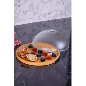 Resim Bambum Kuga - Cam Kapaklı Kek Fanusu 30 Cm 