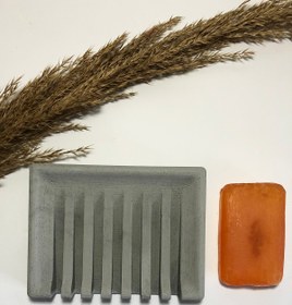 Resim RocArt Home Wavy Beton Sabunluk (gri) 