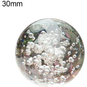 Resim Şeffaf Kabarcıklar Küre Ev Ofis Sahte Kristal Cam Top Süs Dekor 30mm 