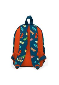 Resim Coral High Kids Civit Neon Turuncu Kaykay Desenli İki Bölmeli Yuva Sırt Çantası 23523 