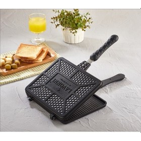 Resim Ocak Üstü Döküm Tost Makinesi Silikon Contalı Diğer 