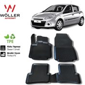 Resim Renault Clio 3 Uyumlu Paspas 2006 2012 Arası 3d Havuzlu Paspas 