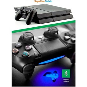 Resim Sepetinegelsin Ps4 Uyumlu Kablosuz Oyun Kolu Gamepad Joystick 