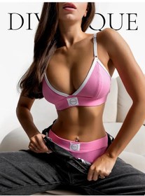 Resim Dıvınıque Spor İç Çamaşırı Takımı 275693368 Pembe 