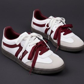 Resim Muggo ETRO Çift Bağcıklı Günlük Kadın Sneaker Spor Ayakkabı 