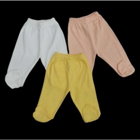 Resim özdemirli bebe Patikli Alt Pijama Ayaklı 3 Lü Paket 