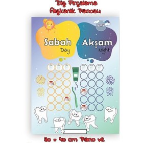 Resim Çocuklar Için Diş Fırçalama Panosu 