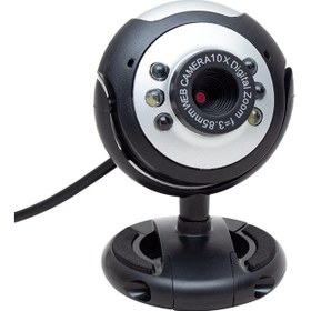 Resim POWERMASTER PM-3962 1.3 MP 10X ZOOM 6 LEDLİ MİKROFONLU USB WEBCAM 