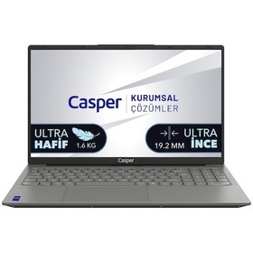 Resim Casper Nirvana X750.1315-8F00T-G-F i3-1315U 8 GB 1 TB SSD 15.6" W11H Dizüstü Bilgisayar 