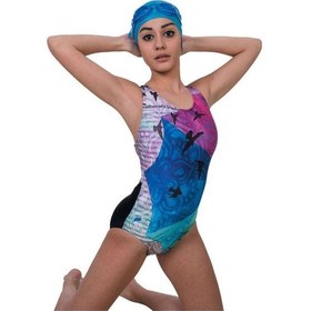 Resim 943 Yüzücü Mayo Çok Renkli 