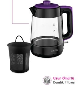 Resim Altus Al 796 S Cam Çay Makinesi Siyah 8911031300 