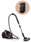 Resim Philips Marathon Daily XB7151/07 900 W Toz Torbasız Süpürge - Bakır Türk Kahve Makinesi 2'li Set 