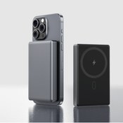 Resim Nettech Ent-pw28 20w 15w Pd Wireless 15w 10000 Mah Magsafe Powerbank Kablosuz Şarj Cihazı Şarj Aleti - Gri 