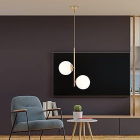 Resim Apliqa 3489-02-FG Malibu 2'li Modern, Genç Odası Avize 