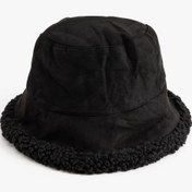 Resim Kadın Peluş Bucket Şapka 