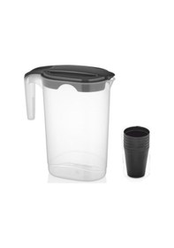 Resim Master Sürahi 1.75 Lt + 4 Adet Bardak 