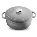 Resim Kitchenware Gracieuse Gri Derin Döküm Tencere 20 Cm Voeux