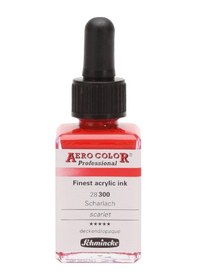 Resim Schmincke Aero Color Airbrush Mürekkep 28 Ml. 300 Scarlett 