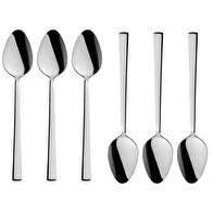 Resim Kitchen Design Lab Gümüş Renk Yemek Kaşığı Seti 6 Parça 