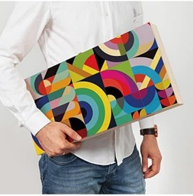 Resim Retro Tasarımlı El Yapımı Tavla Seti 25 X 48 X 6,5 Cm Huş Malzeme 