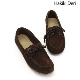 Resim Gönderi(R) Gönderi R Kadın Kahve Süet Bağcıklı Hakiki Deri Comfort Ayakkabı Dyza86037181 