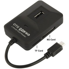 Resim Ally 5In1 Micro Tf.Ms.Sd Usb Kart Okuyucu 3Xusb Otg Port 