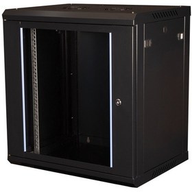 Resim Lande - 12u 19" Duvar Tipi Rack Kabinet Genişlik: 600 Mm Derinlik: 450 Mm Siyah 