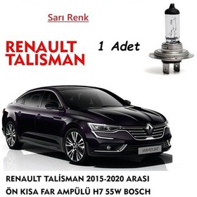 Resim Renault Talisman 2015-2020 Arası Ön Kısa Far Ampülü 1 Adet Sarı 
