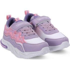 Resim Slazenger Explorer I Kız Çocuk Cırt Cırtlı Lila Günlük Spor Ayakkabısı 