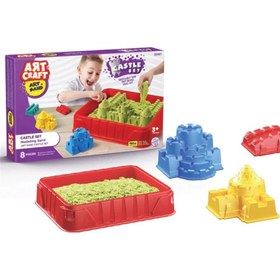 Resim Dede Arf Craft Kale Set Kinetik Kum Oyun Seti 750 Gr 