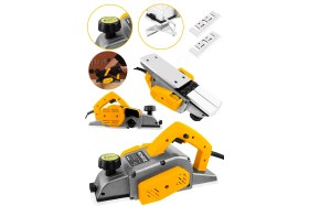 Resim Schatz 800W Sjs Metal Şanzıman Bakır Sargı Motor Çift Bıçaklı Planya Rende Makinesi Sarı + 2 Uç 