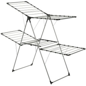 Resim Flexdry 2 Katlı 25 Metre Asma Boylu, Uzun Ömürlü, Rahat Kullanımlı Çamaşır Kurutmalık Gri - Siyah 